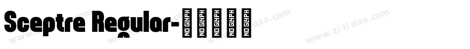 Sceptre Regular字体转换